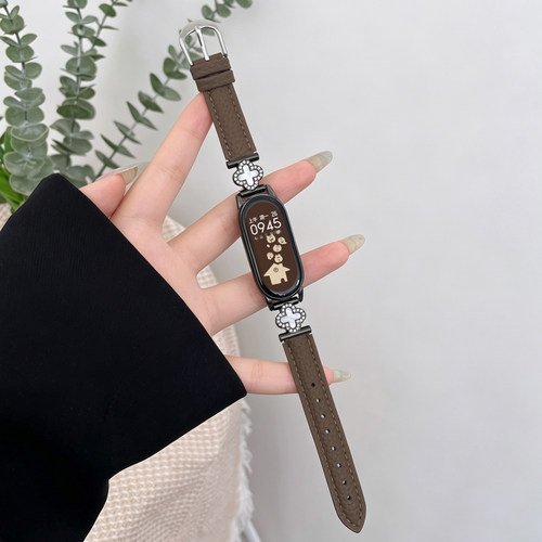 鑫景辉小米手环11表带金属四叶草