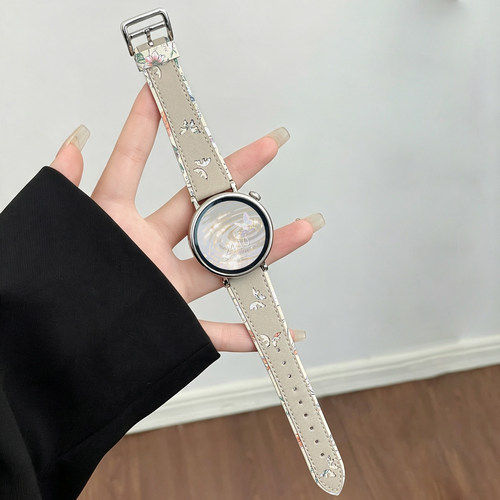 鑫景辉oppowatchx3表带皮质镂空