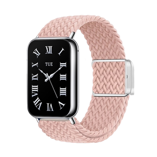 适用oppowatch4Pro手表表带oppowatchx/x2mini磁吸扣3Pro编织腕带oppowatch1/2/3se秋冬高级感时尚替换带