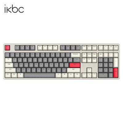 ikbc时光灰w210无线键盘机械键盘无线樱桃键盘办公键盘cherry轴樱