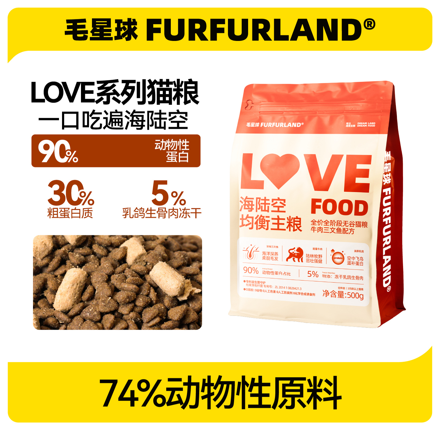 毛星球全价全阶段猫咪猫粮试吃装