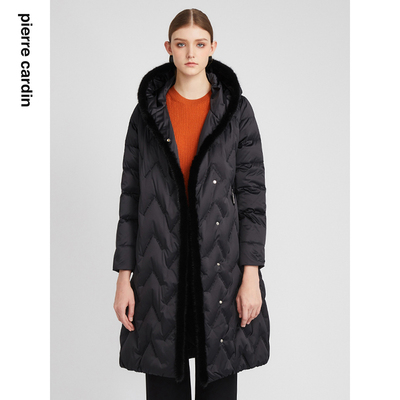 皮尔卡丹女装冬季新款鹅