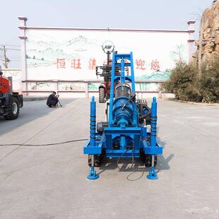 履带小型潜孔钻机矿山爆破孔钻机小型注浆加固潜孔气电联动钻机