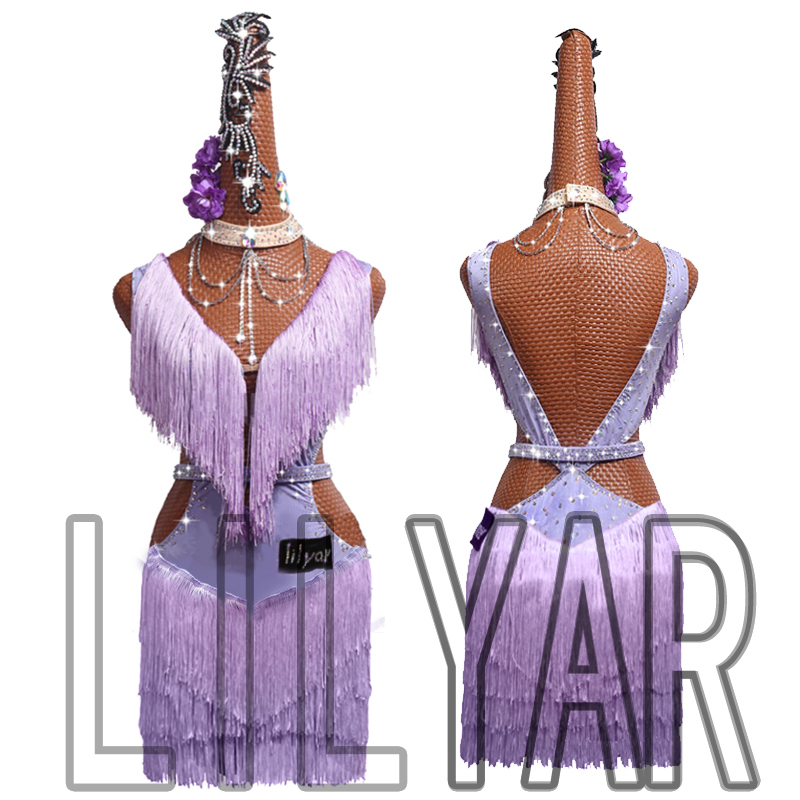 新款拉丁舞比赛服腰带牛仔恰恰