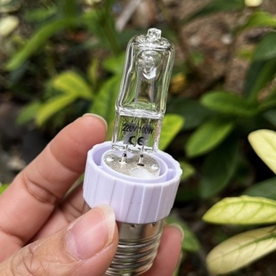 E27转换G5.3灯头220V50W100W200W卤素灯泡电路维修负载放电小灯泡