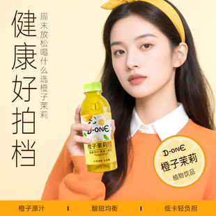 N12橙子茉莉办公室下午茶果汁饮品餐饮酒店会议健康饮料500ml整箱