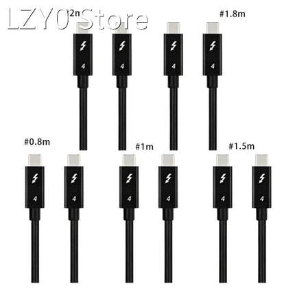 Wearproof Data Sync Line 40Gbps Thunderbolt 4 Type C Cable L