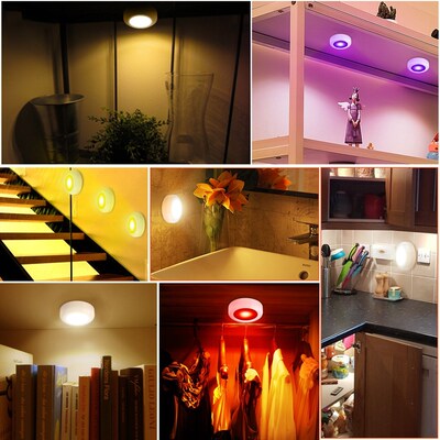 2020 New Remote 12 Colors Cabinet lamp RGB Wardrobe Light Fo