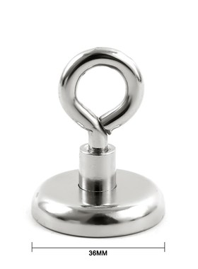 U-JOVAN 1pc Strong Neodymium Magnet Round Salvage Magnet Sea