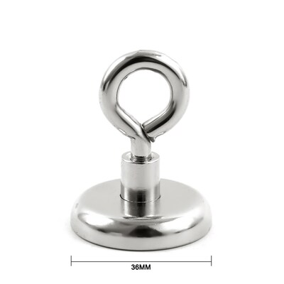 U-JOVAN 1pc Strong Neodymium Magnet Round Salvage Magnet Sea
