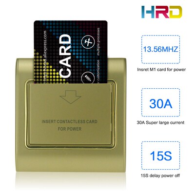 Gold Color Frequency 13.56MHz MF 1k S50 System Size 86*86 H
