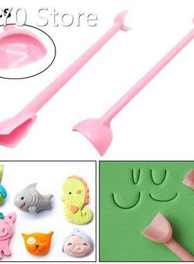 2Pcs Sugarcraft Plastic Fondant Cutter Cake Mold Cake Decora