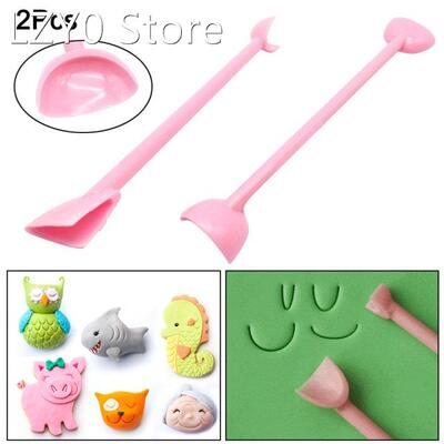 2Pcs Sugarcraft Plastic Fondant Cutter Cake Mold Cake Decora