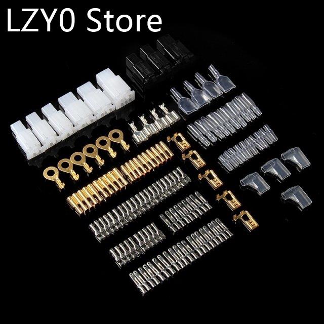 144Pcs Assorted Motorcycle Bullet Ring Connectors Male Femal