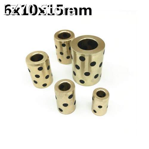 6x10x15 mm linear graphite copper set bearing copper bushing