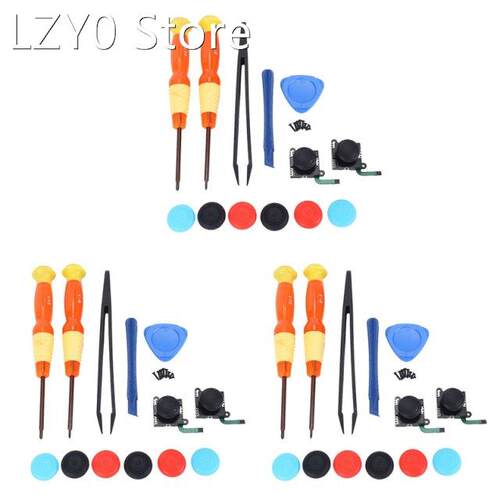 3X Two Pack Analog 3D Joy Con Joystick Replacement For Ninte