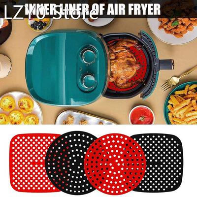 Silicone Air Fryer Liners Washable and Reusable Air Fryer No