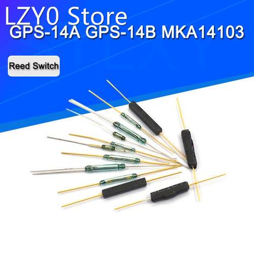 5PCS N/O Reed switch Magnetic Switch 2 * 14mm Normally Open