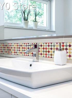 Self Adhesive Wallpaper Borders,Waterproof Kitchen Bathroom