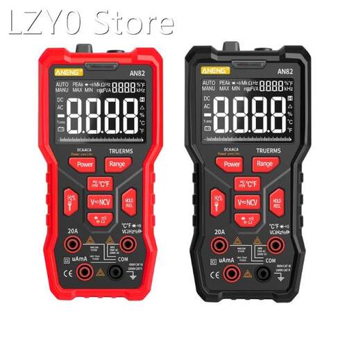 AN82 Multimeter 9999 Counts Tester AC/DC Voltage Ammeter DIY