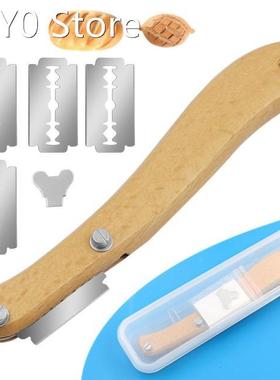 Bread Cutter Lame Wooden Handle Bread Slashing Dough Scoring