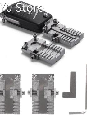 Key Clamping Fixture Duplicating Cutting Machine For Car Key
