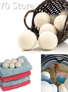 Laundry White Wool Ball Can be Reused Moisture-Absorbing Woo