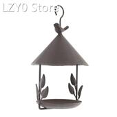 Feeder Windproof Outdoor Bird Iron Rainproof Hanging