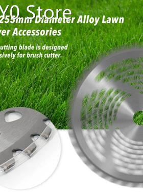 Portable 40T 255mm Diameter Alloy Lawn Mower Brush Cutter Br