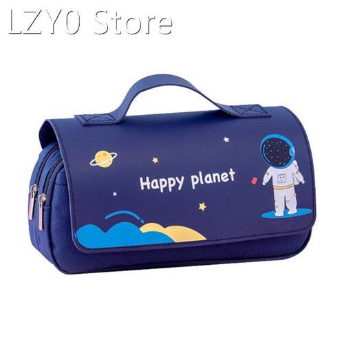 Multiple Compartment Pencil Cases Office Organizer Girl Boy