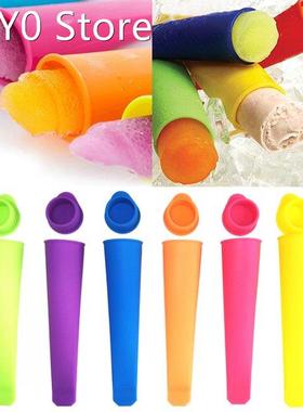 Colorful DIY Ice Cream Ice Mold Silicone Mold Silicone Handh