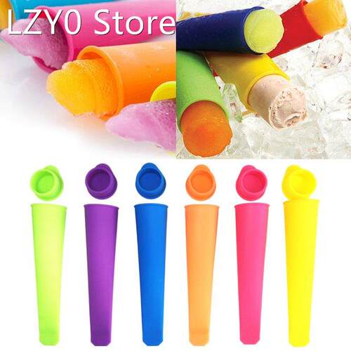 Colorful DIY Ice Cream Ice Mold Silicone Mold Silicone Handh