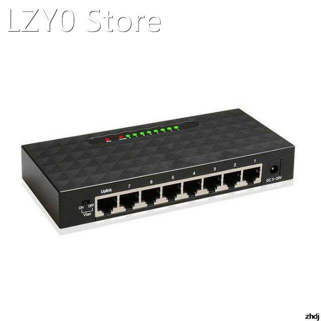 8 Port Gigabit Switcher Ethernet Smart High Performance 1000