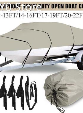 210D Waterproof Boat Cover Winter Snow Cover 11-22Ft Sunshad