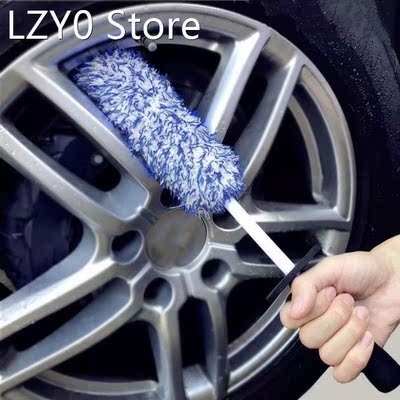Car Wheel Cleaning Tire Brush Microfiber Car Long Reach Whee