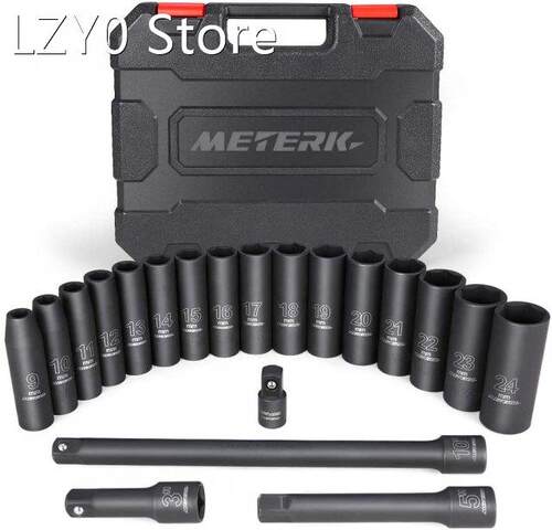 Universal Socket Metric Drive Deep Socket Set Wrench for Air