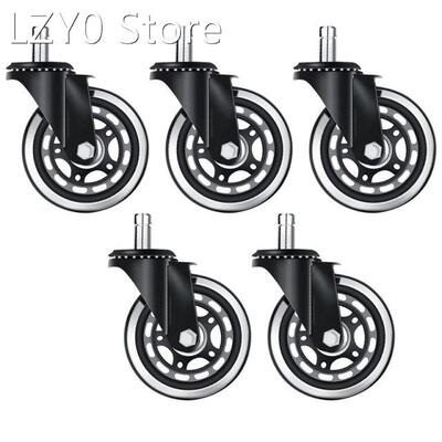 5Pcs Office Chair Caster Wheels Replacement 2.5 Inch Office