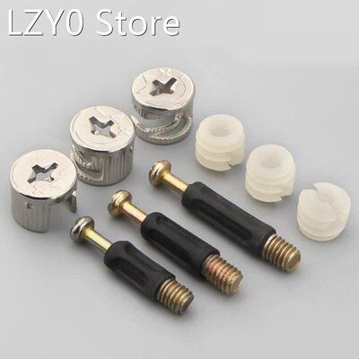 100sets Furniture Connecting Fitting Bolt Screw 6Mm Male Th