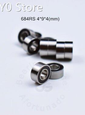 10pcs 684RS 4*9*4(mm) free shipping chrome steel rubber Sea