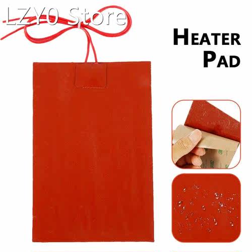 60W 220V Engine Oil Tank Silicone Heater Pad Universal Fuel