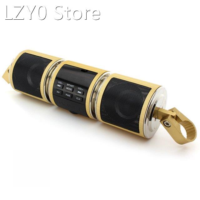 new Waterproof Motorcycle Audio Radio Sound System Stereo Sp