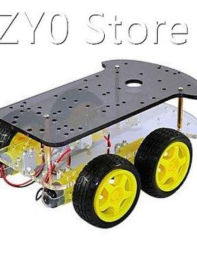 Smart Car Chassis 4WD Four Wheel Drive Smart Car Withe Doubl