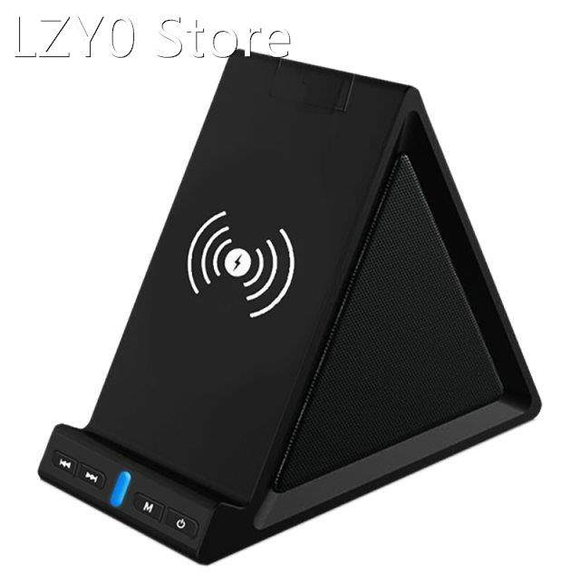 10W Wireless Charger Bluetooth 5.0 Speaker Dual Bass for iPh