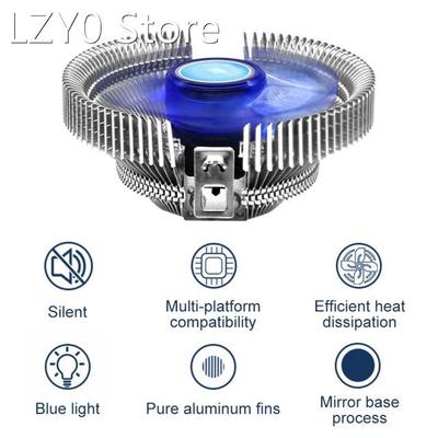 Low Profile Cpu Air Cooler With 120mm Quiet Fan Aluminum Fin