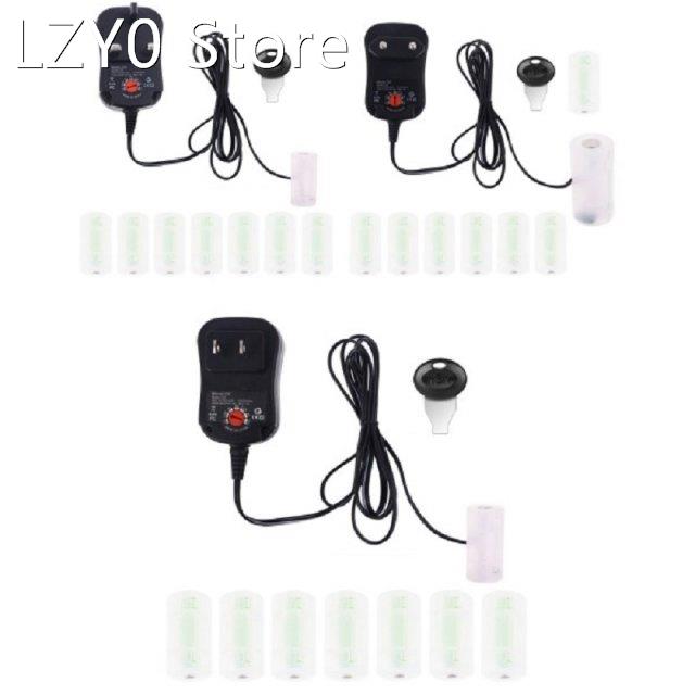 Adjustable Voltage 3V 4.5V 5V 6V 7.5V 9V 12V UK/US/EUPlug Po