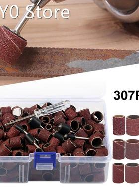 307pcs Sanding Drum Kit Drum Sander Set #80 #120 #240 Sandin