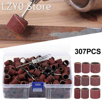 307pcs Sanding Drum Kit Drum Sander Set #80 #120 #240 Sandin