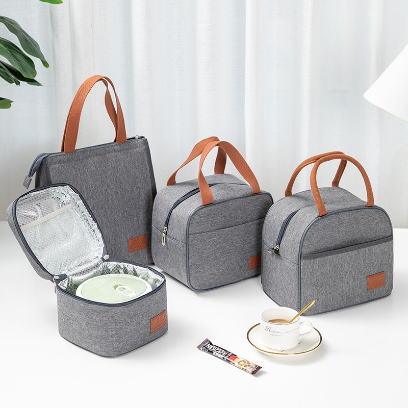 Portable Lunch Bag Women's Men's Thermal Cooler Rice Keep F