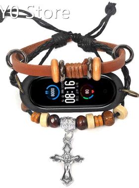 Beading Bracelet Replacement Wristband for Xiaomi Mi Band 5/