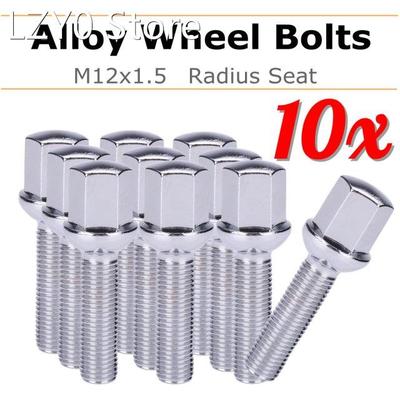 20pcs M12x1.5 40mm Alloy Lengthen Wheel Bolts Chrome For Mer